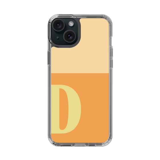 Slim Protection Case［ Original - initial two tone - D orange ］