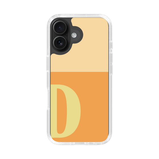 Slim Protection Case［ オリジナル - initial two tone - D orange ］
