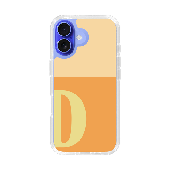 Slim Protection Case［ オリジナル - initial two tone - D orange ］