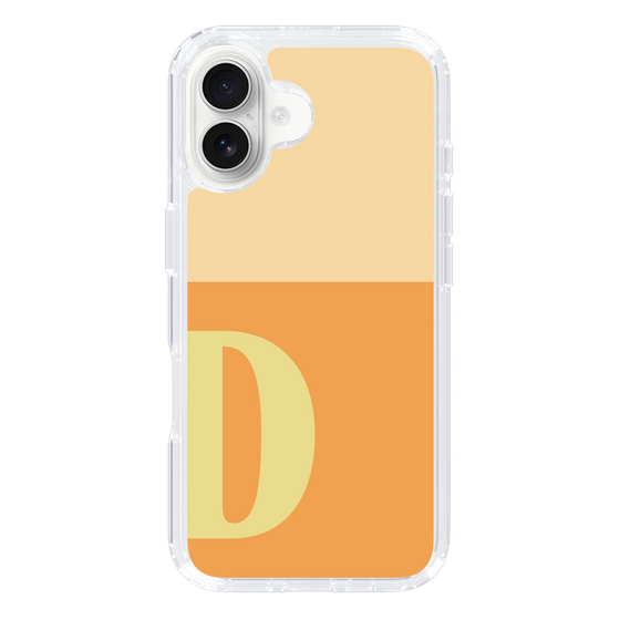 Slim Protection Case［ オリジナル - initial two tone - D orange ］