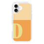 Slim Protection Case［ オリジナル - initial two tone - D orange ］