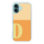 Slim Protection Case［ オリジナル - initial two tone - D orange ］
