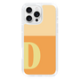 Slim Protection Case［ オリジナル - initial two tone - D orange ］