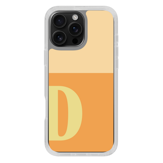 Slim Protection Case［ オリジナル - initial two tone - D orange ］