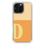 Slim Protection Case［ オリジナル - initial two tone - D orange ］