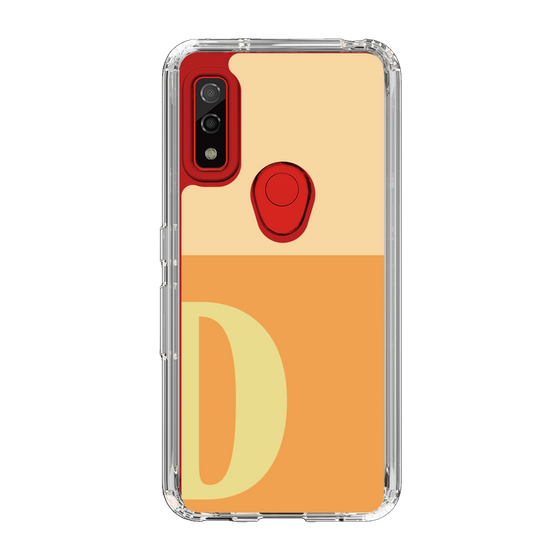Slim Protection Case［ Original - initial two tone - D orange ］