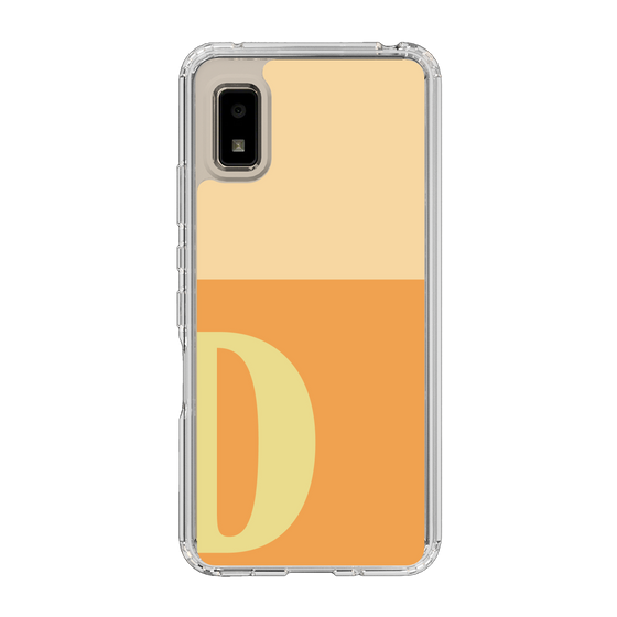 Slim Protection Case［ Original - initial two tone - D orange ］