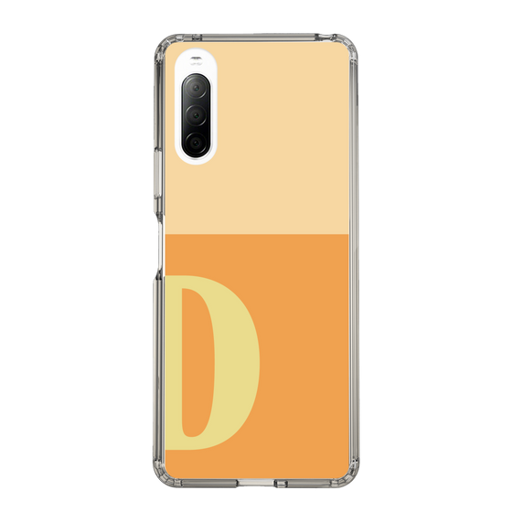 Slim Protection Case［ Original - initial two tone - D orange ］