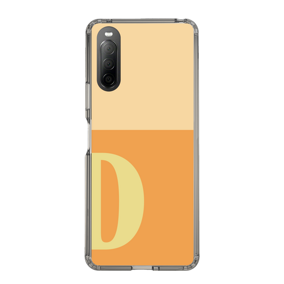 Slim Protection Case［ Original - initial two tone - D orange ］