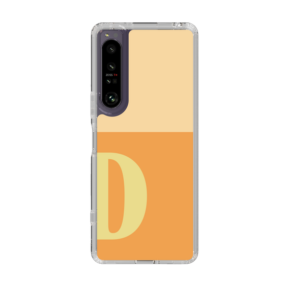 Slim Protection Case［ Original - initial two tone - D orange ］
