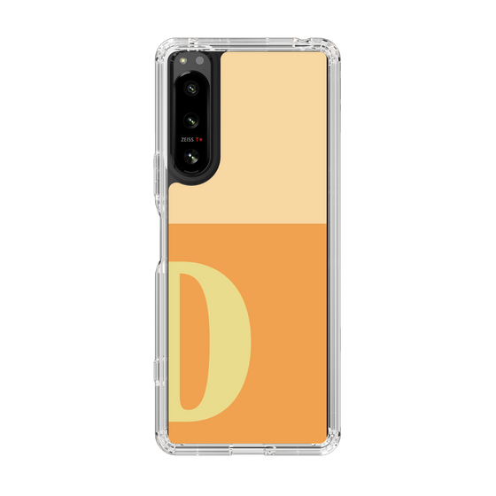 Slim Protection Case［ Original - initial two tone - D orange ］