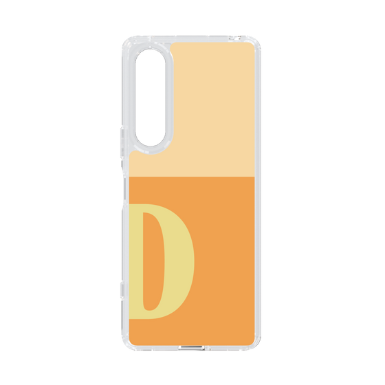 Slim Protection Case［ Original - initial two tone - D orange ］