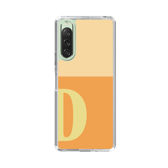 Slim Protection Case［ Original - initial two tone - D orange ］