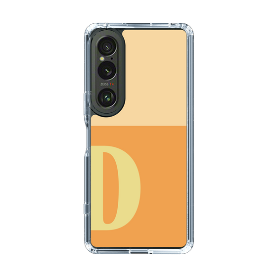 Slim Protection Case［ Original - initial two tone - D orange ］