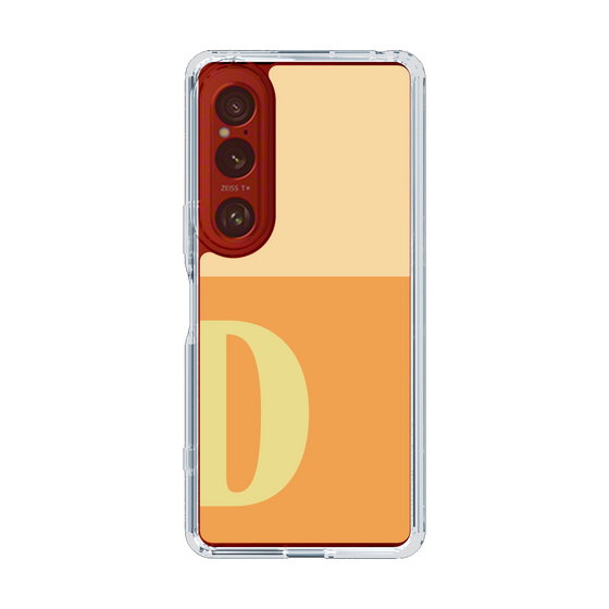 Slim Protection Case［ Original - initial two tone - D orange ］