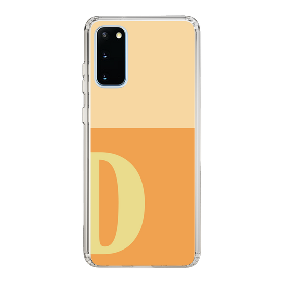 Slim Protection Case［ Original - initial two tone - D orange ］