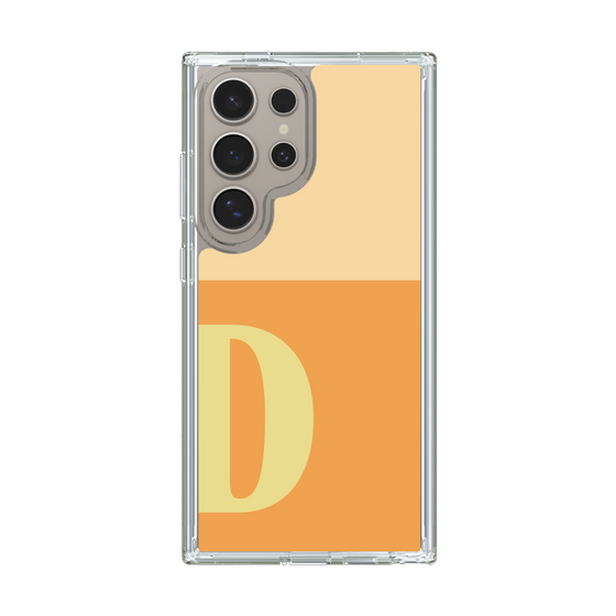Slim Protection Case［ Original - initial two tone - D orange ］