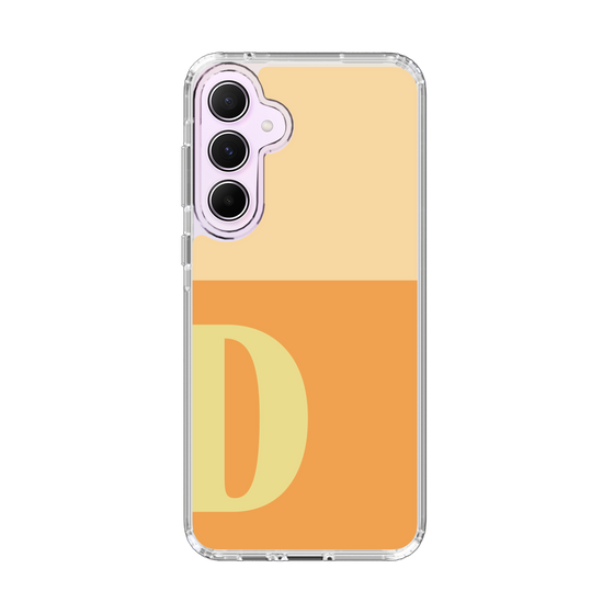 Slim Protection Case［ オリジナル - initial two tone - D orange ］