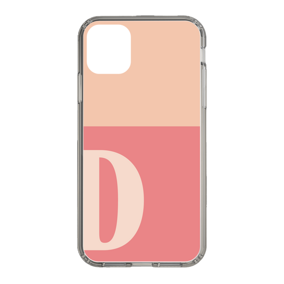 Slim Protection Case［ Original - initial two tone - D pink ］