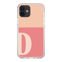 Slim Protection Case［ Original - initial two tone - D pink ］