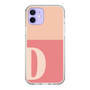 Slim Protection Case［ Original - initial two tone - D pink ］