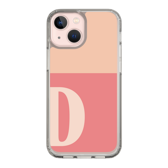 Slim Protection Case［ Original - initial two tone - D pink ］