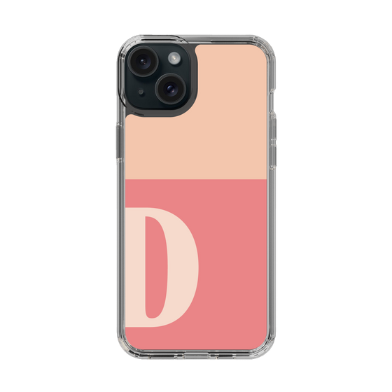Slim Protection Case［ Original - initial two tone - D pink ］