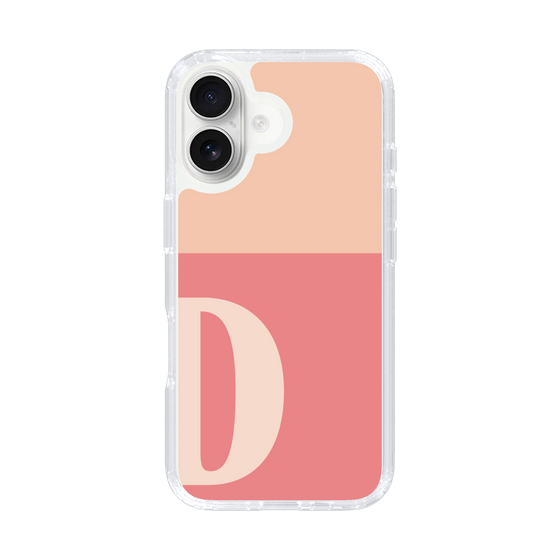 Slim Protection Case［ オリジナル - initial two tone - D pink ］