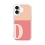 Slim Protection Case［ オリジナル - initial two tone - D pink ］
