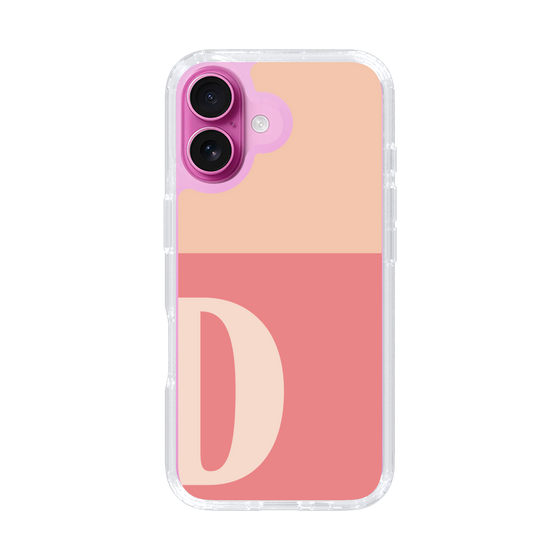 Slim Protection Case［ オリジナル - initial two tone - D pink ］