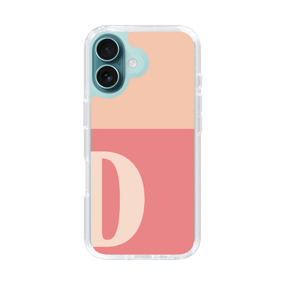 Slim Protection Case［ オリジナル - initial two tone - D pink ］
