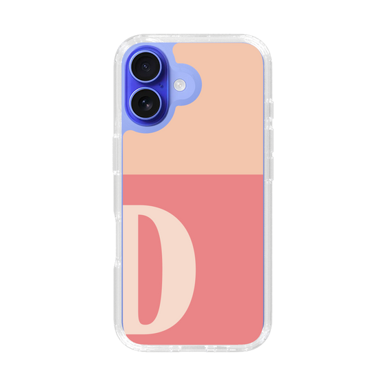Slim Protection Case［ オリジナル - initial two tone - D pink ］