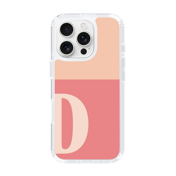 Slim Protection Case［ オリジナル - initial two tone - D pink ］