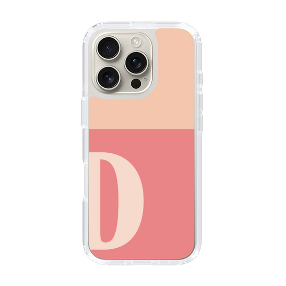 Slim Protection Case［ オリジナル - initial two tone - D pink ］
