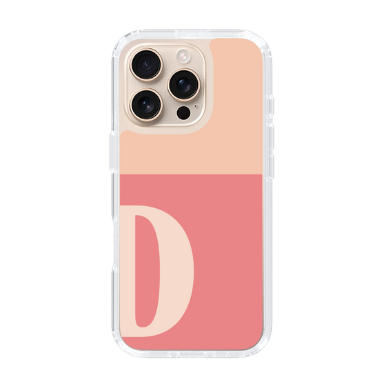 Slim Protection Case［ オリジナル - initial two tone - D pink ］