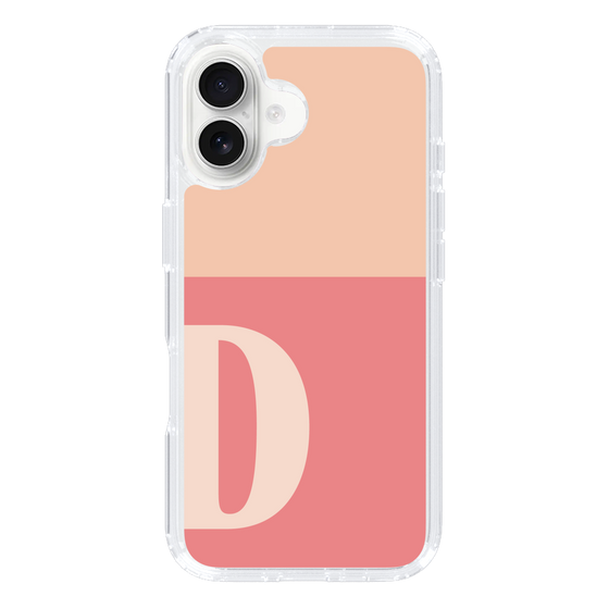 Slim Protection Case［ オリジナル - initial two tone - D pink ］