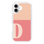 Slim Protection Case［ オリジナル - initial two tone - D pink ］