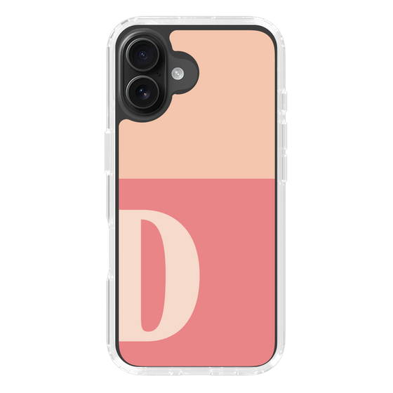 Slim Protection Case［ オリジナル - initial two tone - D pink ］