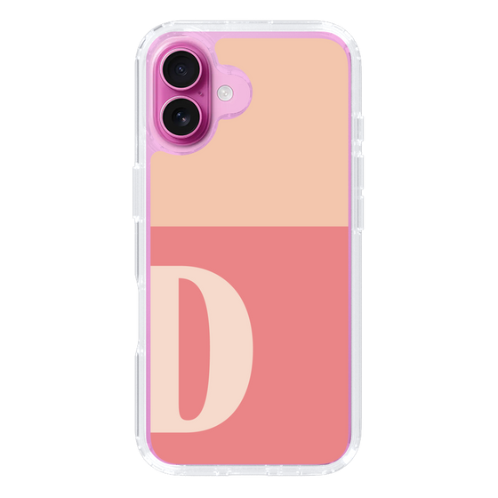 Slim Protection Case［ オリジナル - initial two tone - D pink ］