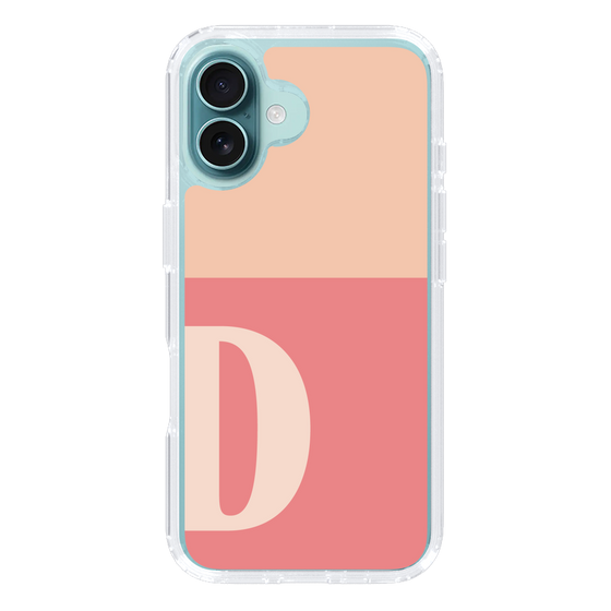 Slim Protection Case［ オリジナル - initial two tone - D pink ］