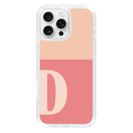 Slim Protection Case［ オリジナル - initial two tone - D pink ］