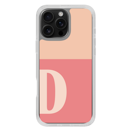 Slim Protection Case［ オリジナル - initial two tone - D pink ］