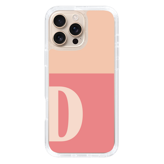 Slim Protection Case［ オリジナル - initial two tone - D pink ］