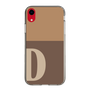 Slim Protection Case［ Original - initial two tone - D brown ］