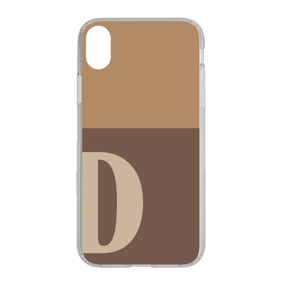 Slim Protection Case［ Original - initial two tone - D brown ］