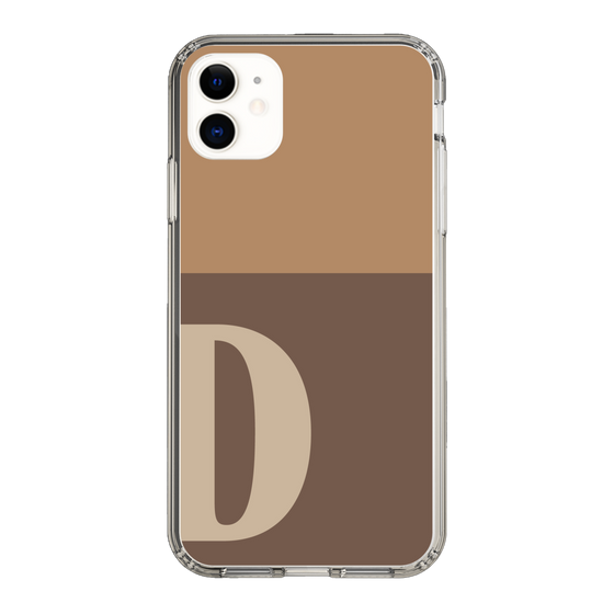 Slim Protection Case［ Original - initial two tone - D brown ］