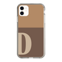 Slim Protection Case［ Original - initial two tone - D brown ］