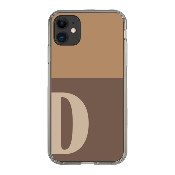 Slim Protection Case［ Original - initial two tone - D brown ］
