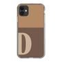 Slim Protection Case［ Original - initial two tone - D brown ］