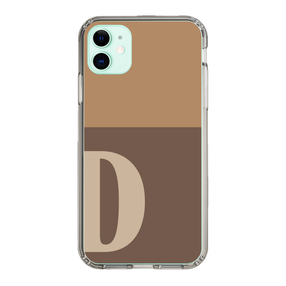 Slim Protection Case［ Original - initial two tone - D brown ］